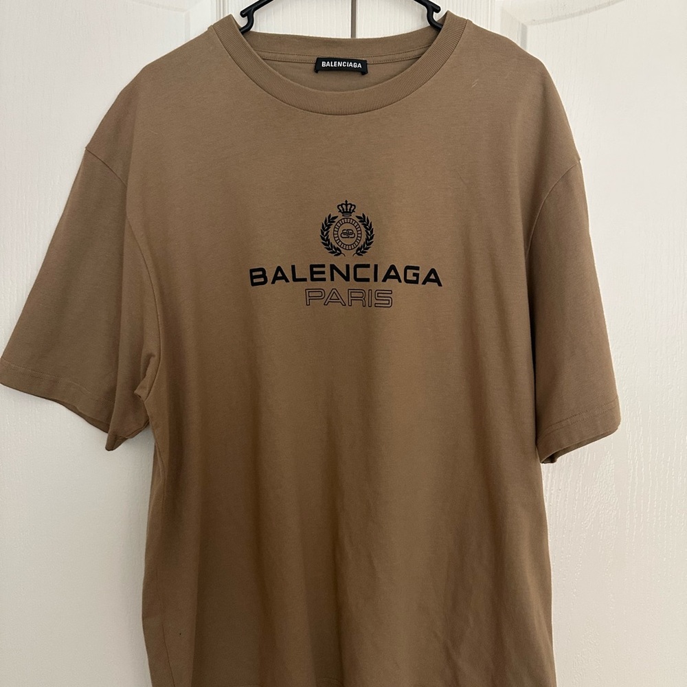 Balenciaga Brown Short Sleeve Tee
